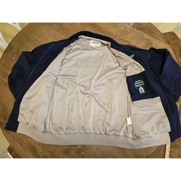 Geox Men's Blue Jacket Respira Water Repellent Windproof Thermal Reg. US Sz 46 - Picture 14 of 17